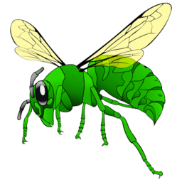 Icône vert animal frelon insecte à télécharger gratuitement